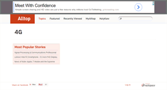 Desktop Screenshot of 4g.alltop.com