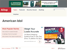 Tablet Screenshot of american-idol.alltop.com