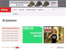 Tablet Screenshot of al-jazeera.alltop.com