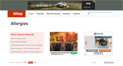 Desktop Screenshot of allergies.alltop.com