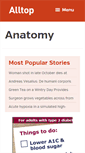 Mobile Screenshot of anatomy.alltop.com