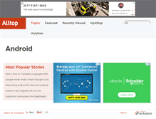 Tablet Screenshot of android.alltop.com