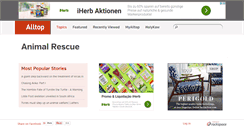 Desktop Screenshot of animal-rescue.alltop.com