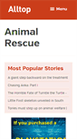 Mobile Screenshot of animal-rescue.alltop.com
