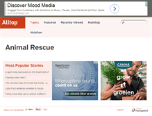 Tablet Screenshot of animal-rescue.alltop.com